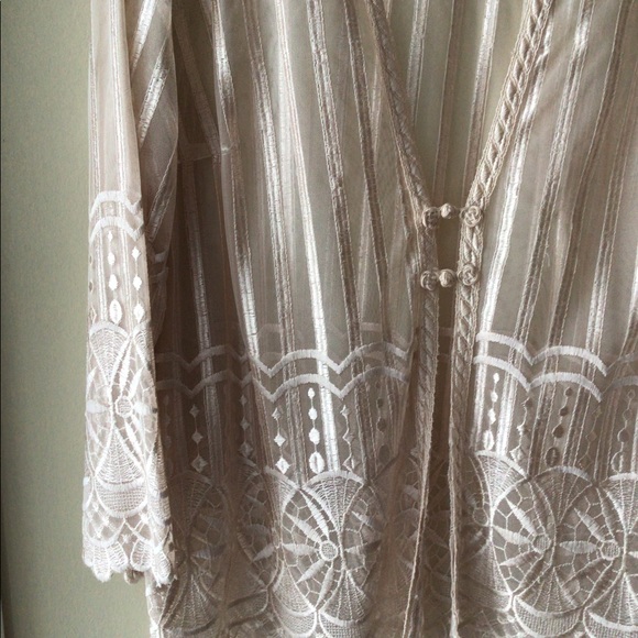 Vintage Sheer Jacket. Gorgeous Large GUC - Picture 5 of 6